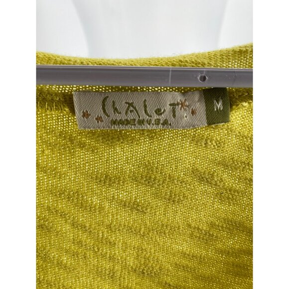 Chalet Women's Pistachio V-Neck Asymmetrical Tunic Top With Side Buttons & 3/4 S - Picture 10 of 13